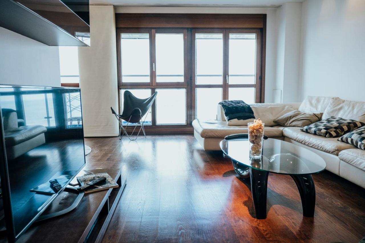 El Sexto De La Playa + Parking Gratis Apartment Gijon Luaran gambar