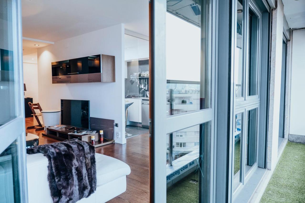 El Sexto De La Playa + Parking Gratis Apartment Gijon Luaran gambar